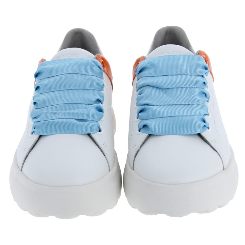 Spherica EC4.1 Woman's Sneakers - White / Orange Leather