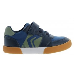 Geox B Gisli B551NA Trainers - Navy / Olive  