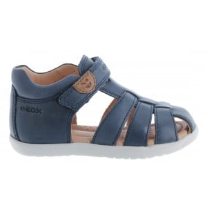 Geox B Macchia B254VA Sandals - Navy Leather