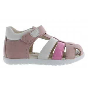 Geox B Macchia B254WB Closed Toe Sandals - Light Rose / Pink Leather