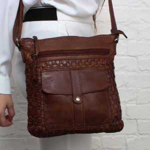 Gianni Conti 4606356 Handbag - Cognac Leather