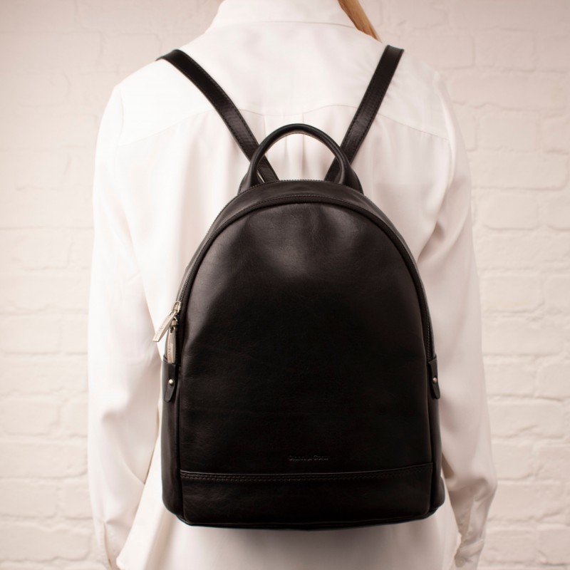 9403695 Backpack - Black Leather