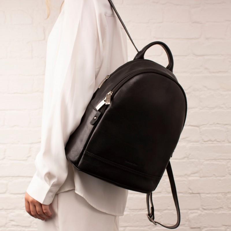 9403695 Backpack - Black Leather