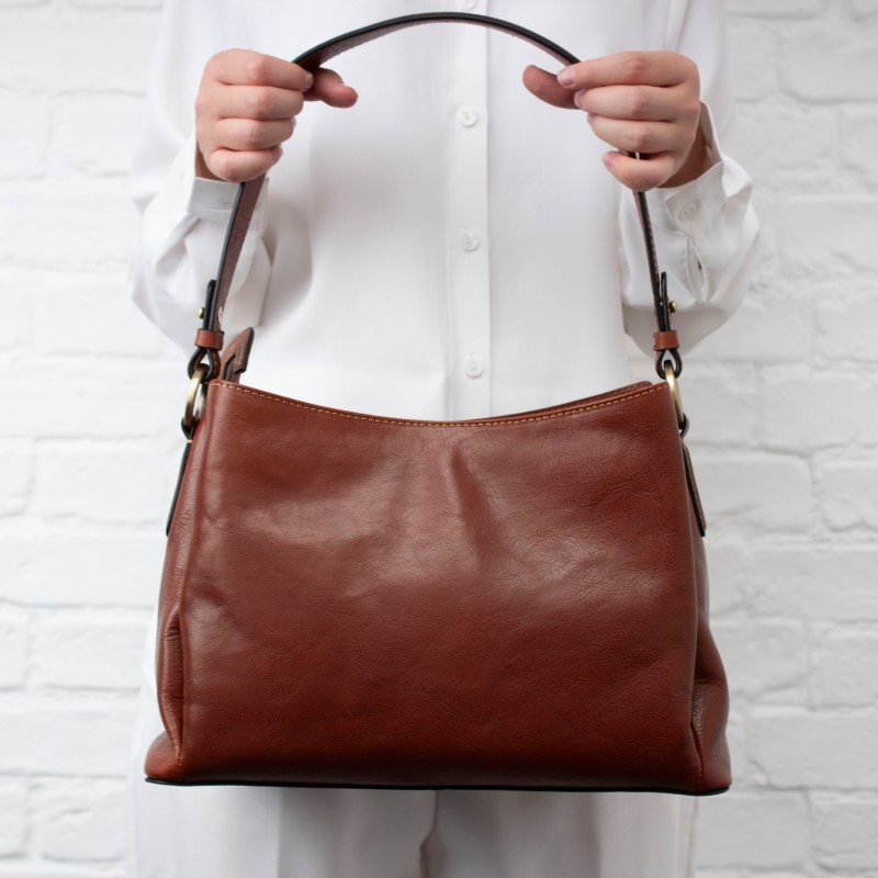 913156 Handbag - Cognac Leather