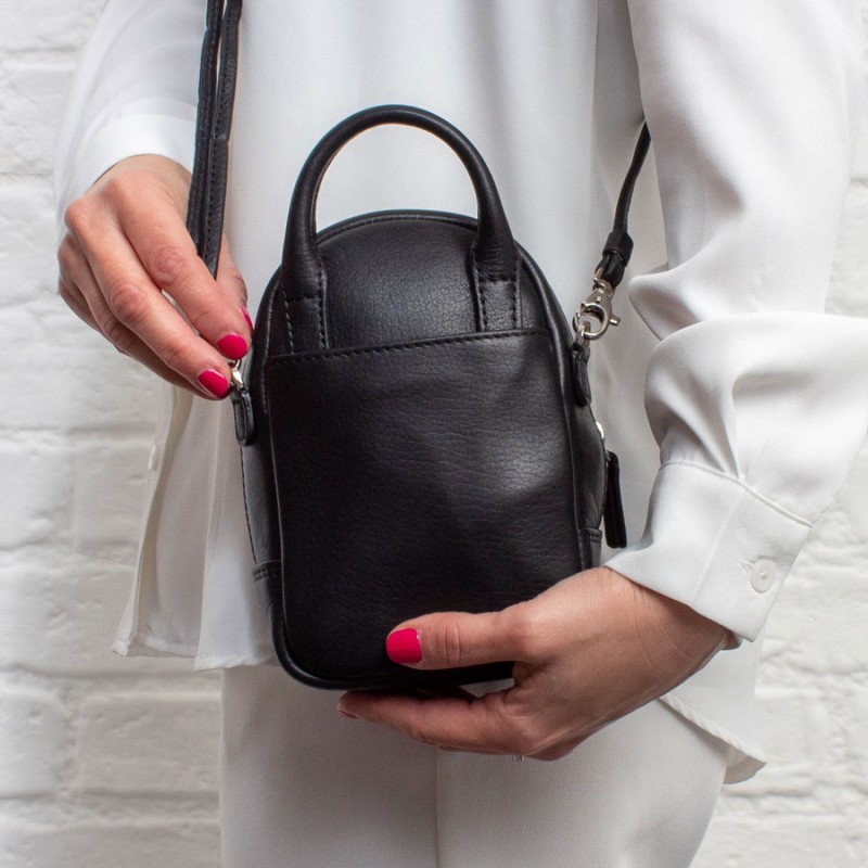 585554 Handbag - Black Leather