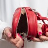585554 Handbag - Rosso Leather