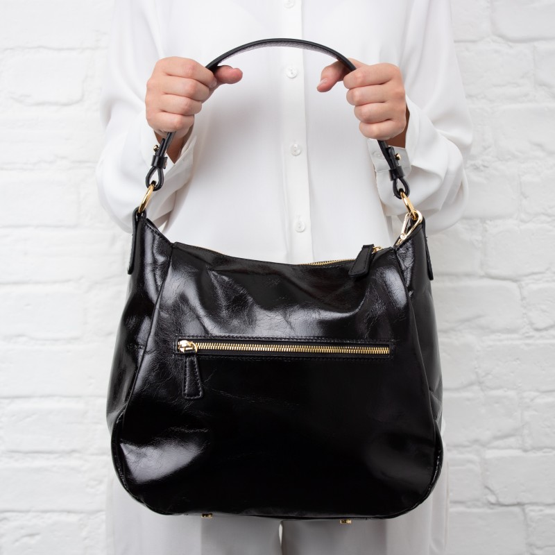 1764618 Shoulder Bag - Nero Leather