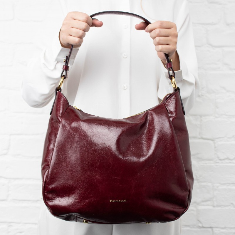 1764618 Shoulder Bag - Ruby Leather