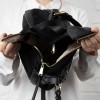 2663670 Shoulder Bag - Black Leather