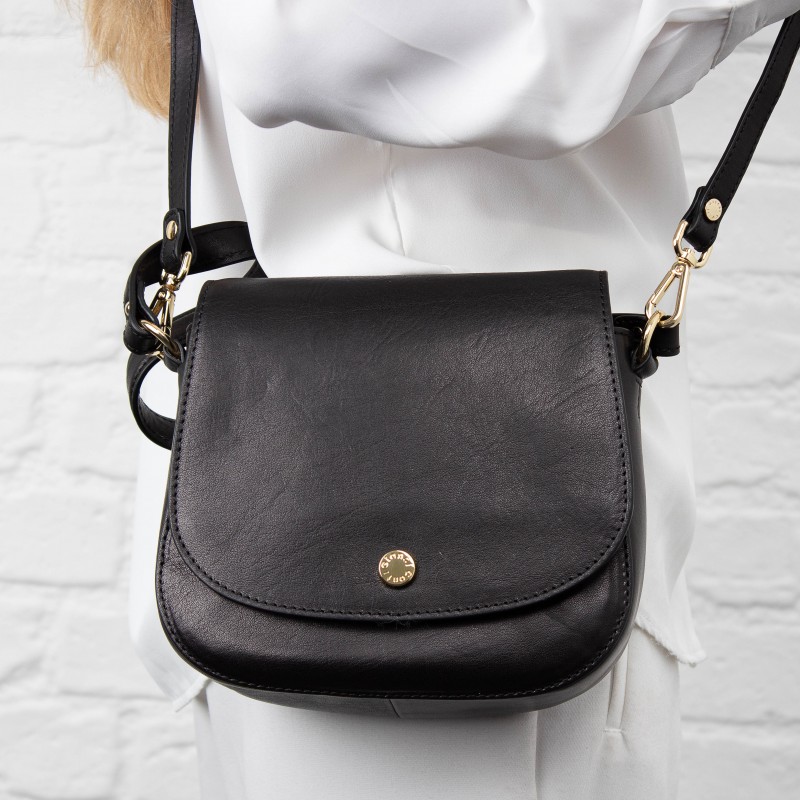 910763 Handbag - Black Leather