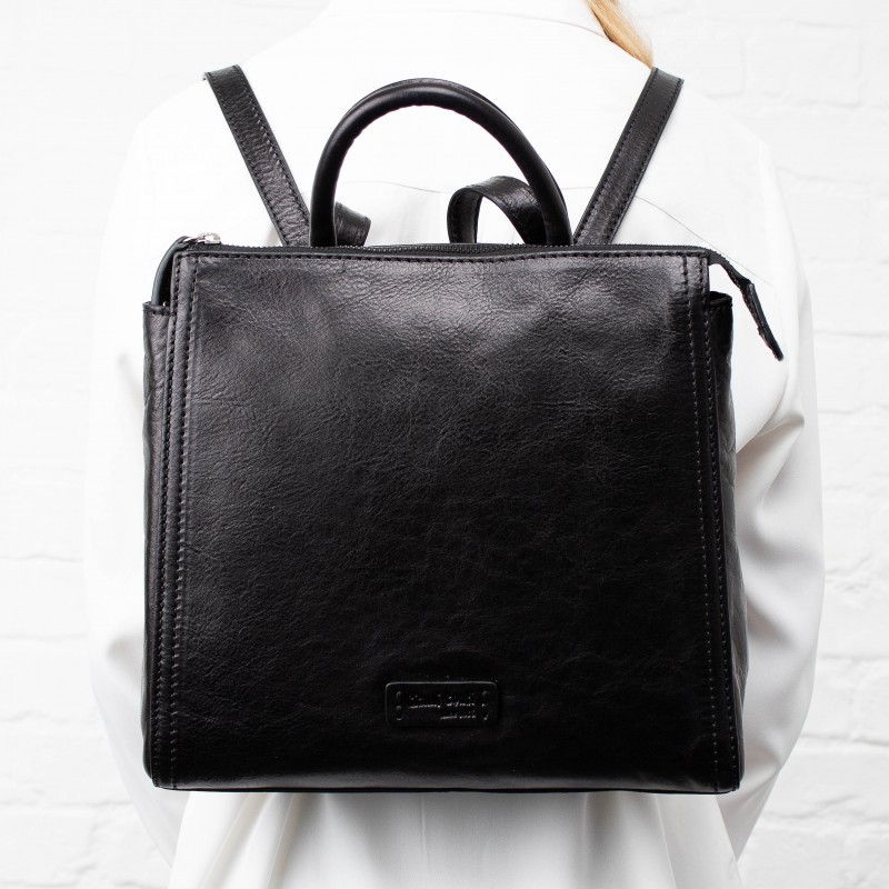 9440551 Backpack - Black Leather