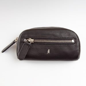 Gianni Conti 507387 Coin Purse /Key Holder - Black Leather