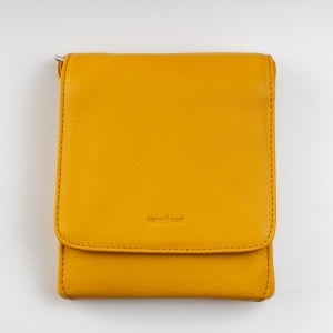 Gianni Conti 585513 Cross Body Bag - Mustard Leather