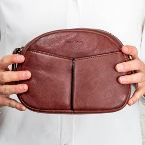 Gianni Conti 4704733 Handbag - Burgundy Leather