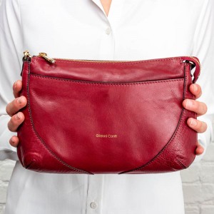 Gianni Conti 4756491 Handbag - Ruby Leather