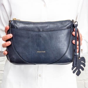 Gianni Conti 4756491 Handbag - Navy Leather