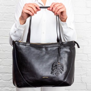 Gianni Conti 4756494 Handbag - Black Leather