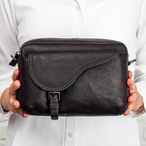 Gianni Conti 4920639 Handbag - Black Leather