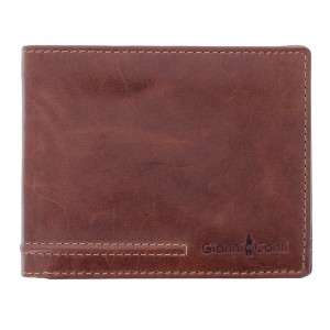 Gianni Conti 707142 Wallet - Cognac Leather