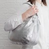 1323900 Handbag - Silver Leather