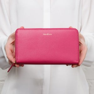 Gianni Conti 4318106 Purse - Fuxia Leather