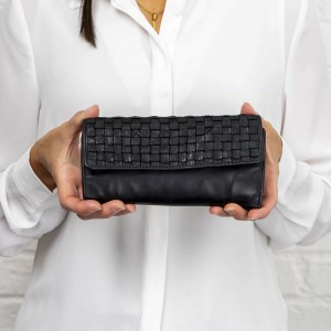 Gianni Conti 4508245 Purse - Black Leather