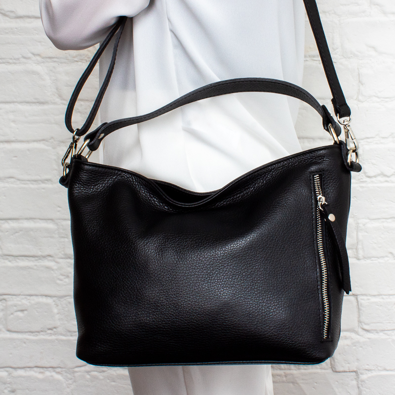 136592 Handbag - Black Leather