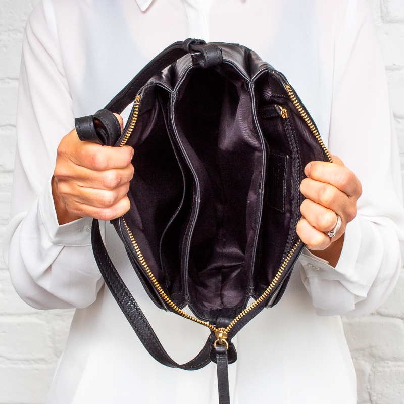 4334696 Handbag - Black Leather