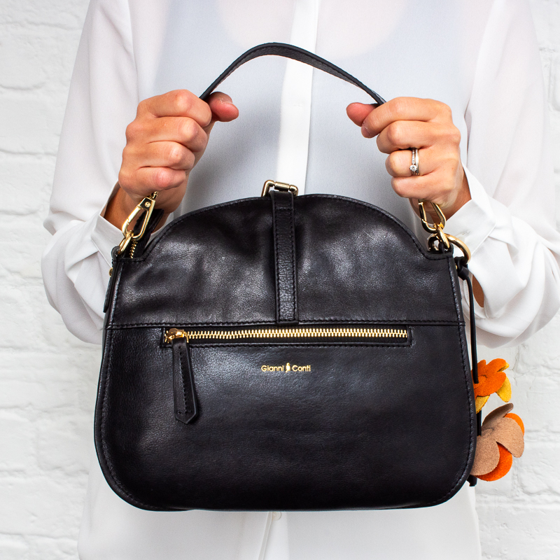 4756320 Handbag - Black Leather