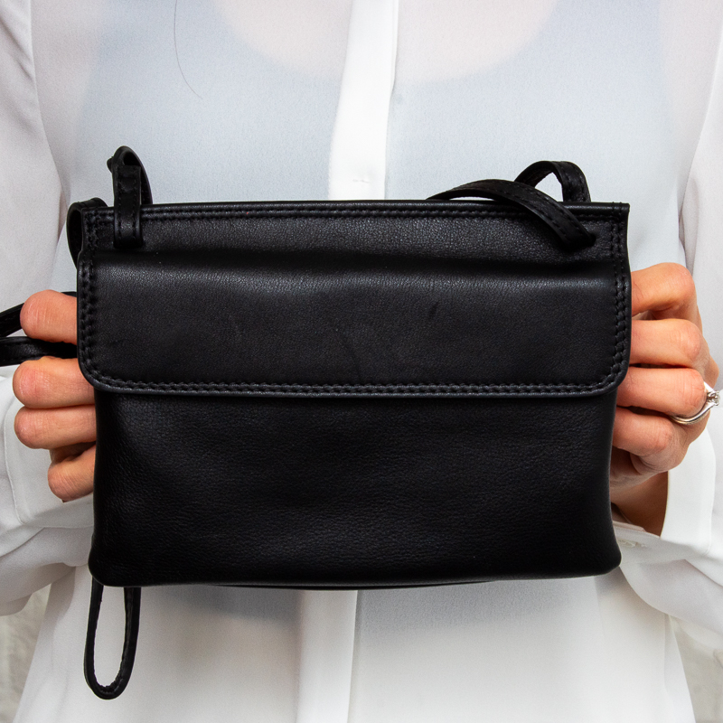 585555 Handbag -  Black Leather