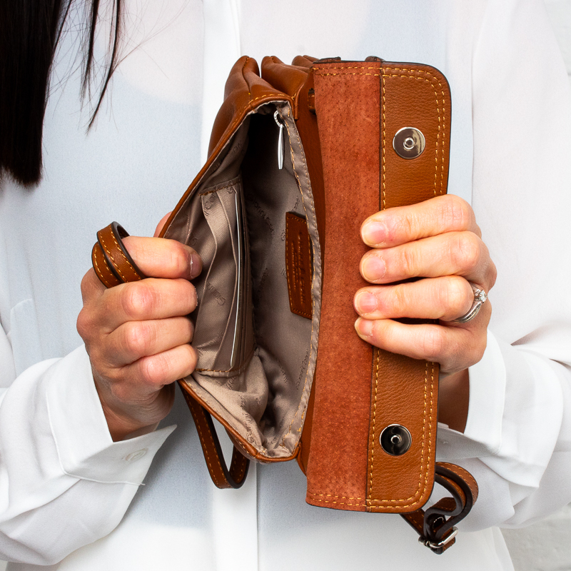 585555 Handbag - Tan Leather