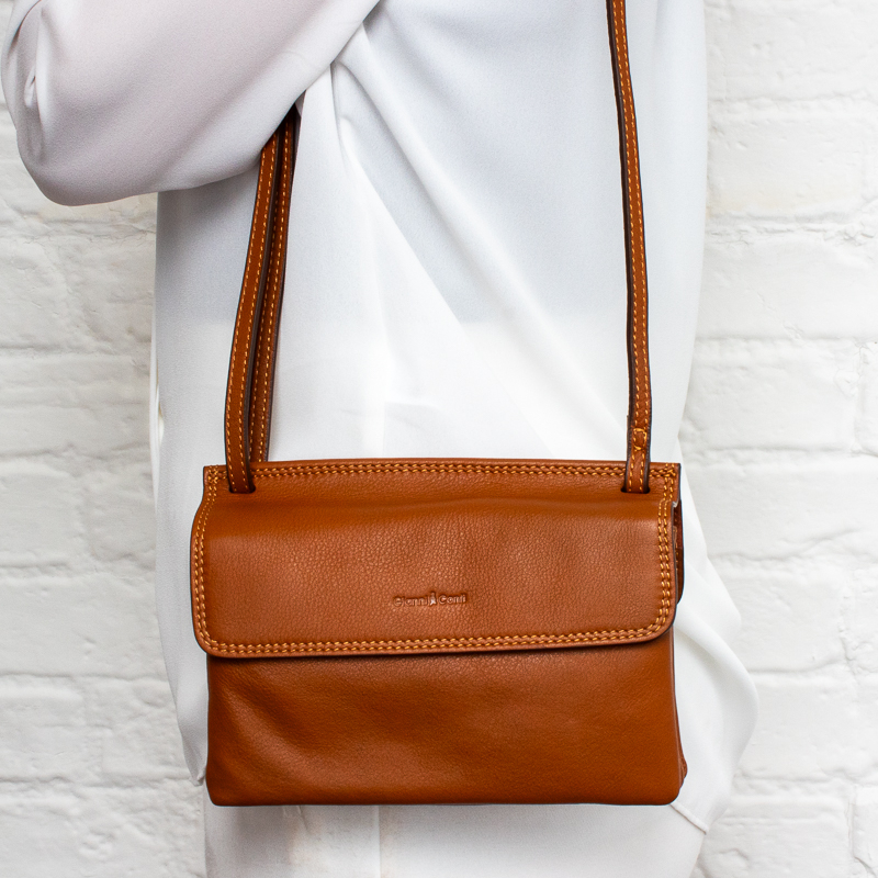 585555 Handbag - Tan Leather