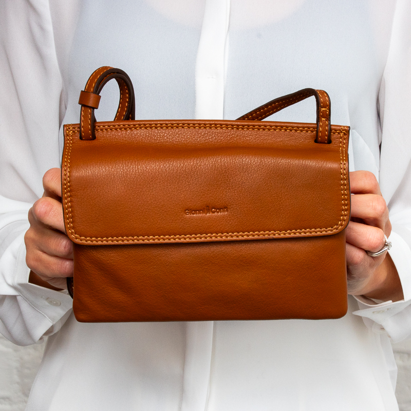 585555 Handbag - Tan Leather