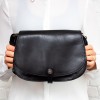 6553631 Handbag - Black Leather
