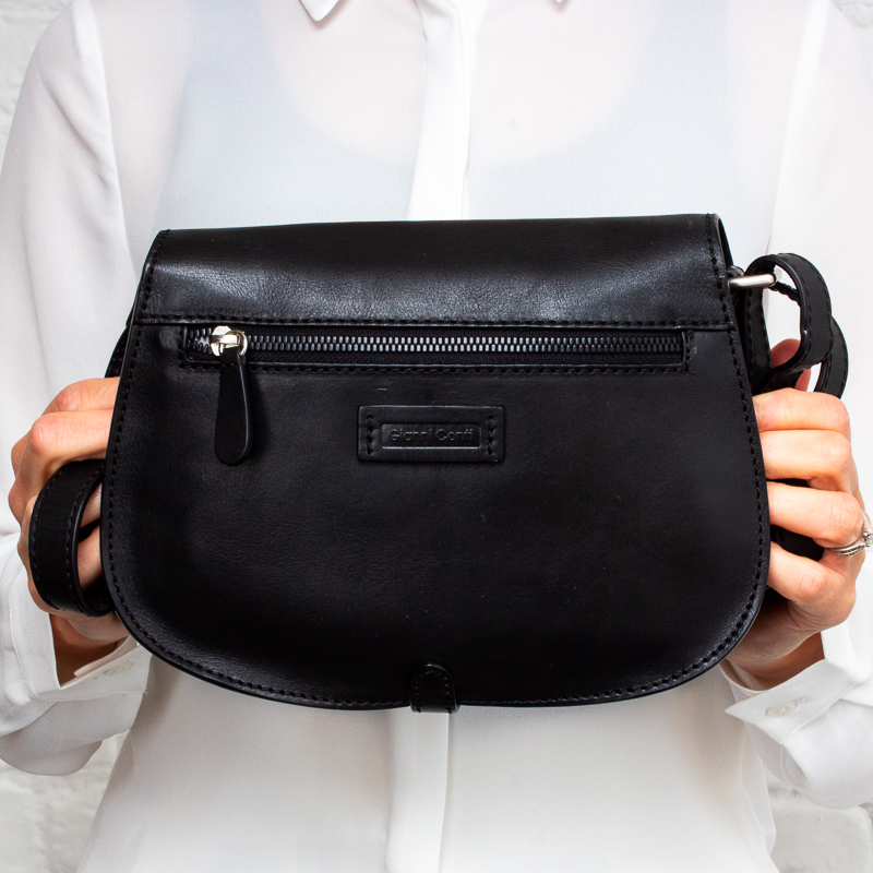 6553631 Handbag - Black Leather