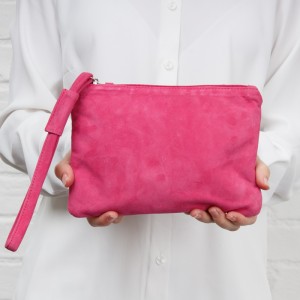 Golden Boot C-75 Clutch Bag - Fresa Suede