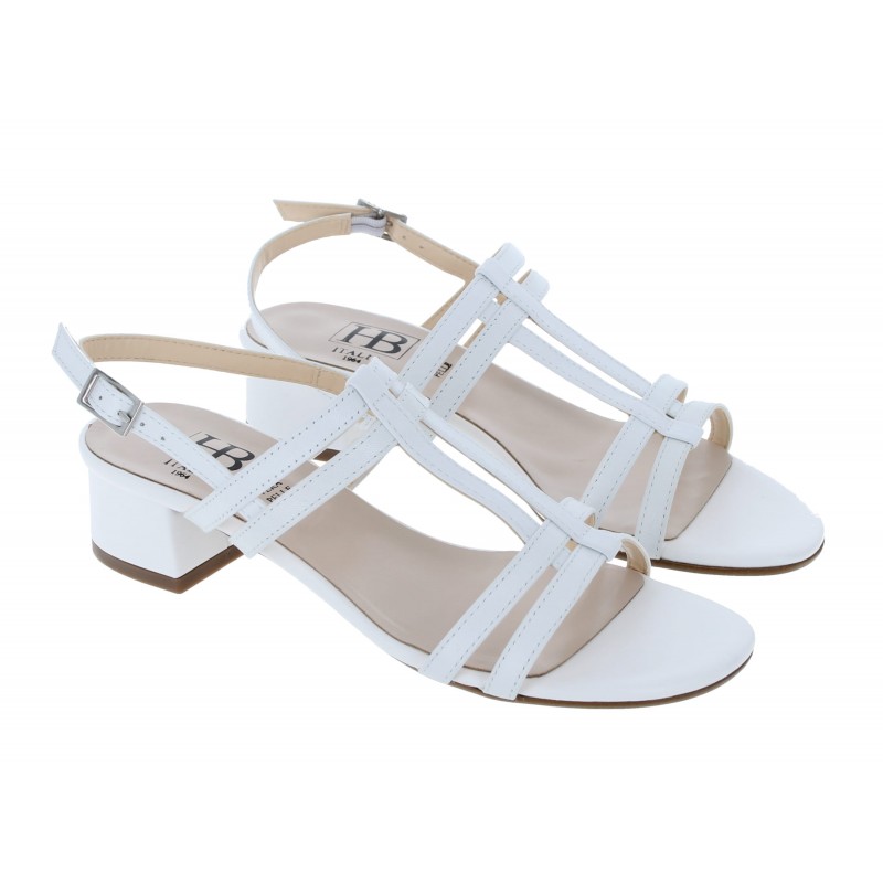 Italia B621 Sandals - White