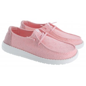 Hey Dude Wendy Eyelet 43128 Shoes - Pale Pink 