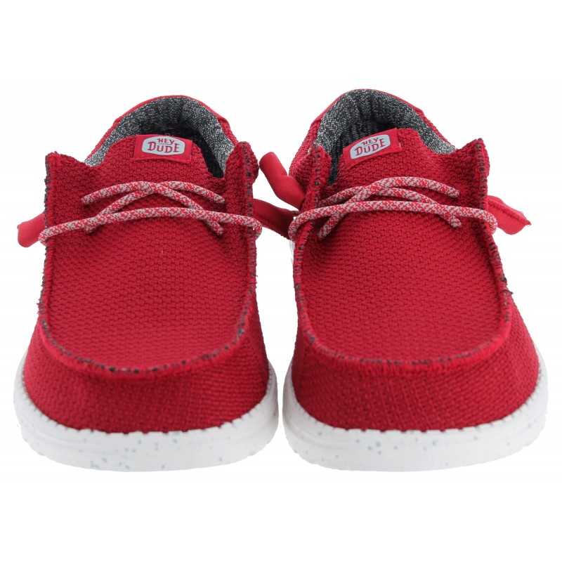 Wally Sport Mesh 40403 Shoes - Dark Red