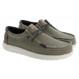 Hey Dude Wally Braided 43868 Burnt Olive/ Delicisoso Brown