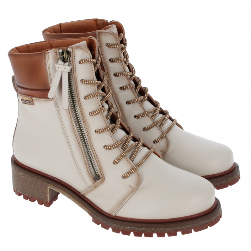 Pikolinos Aspe Women's Low Ankle Boots in Beige 4