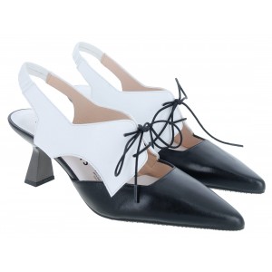Hispanitas Nova HV253907 Shoes - Black White Leather