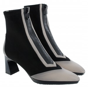 Hispanitas Atlanta BHI254186 Ankle Boots - Cream Leather