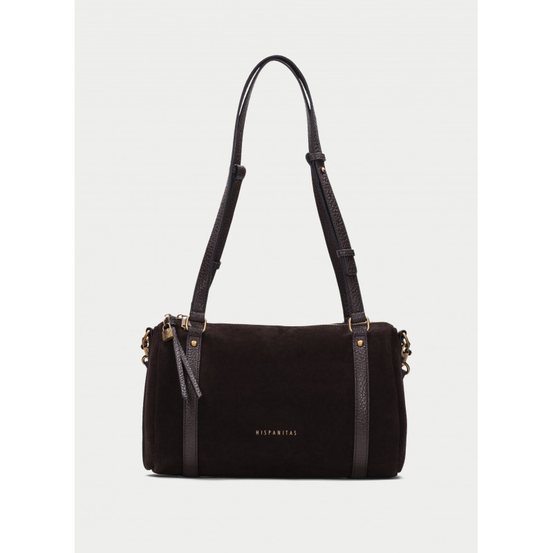 Bolsos BI264936 Shoulder Bag - Espresso Suede