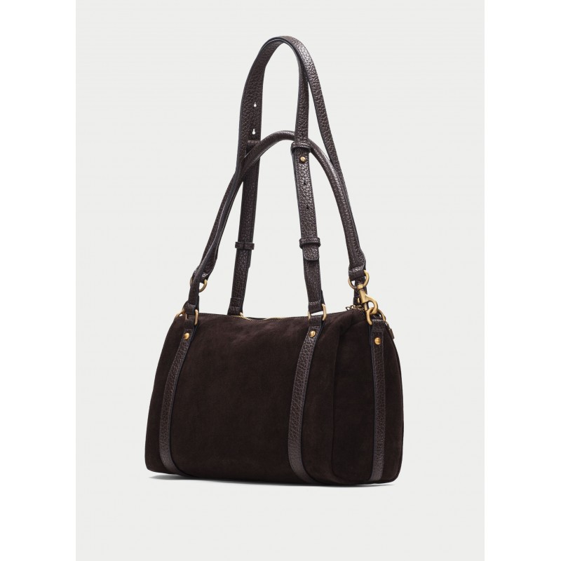 Bolsos BI264936 Shoulder Bag - Espresso Suede