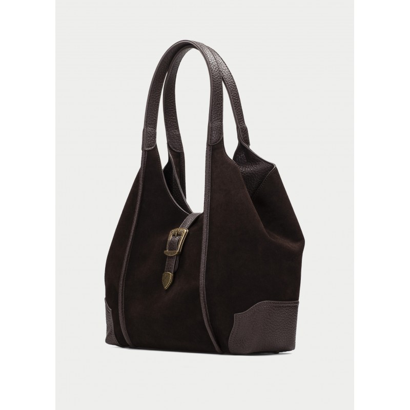 Bolsos BI264939 Hobo Bag - Espresso Suede