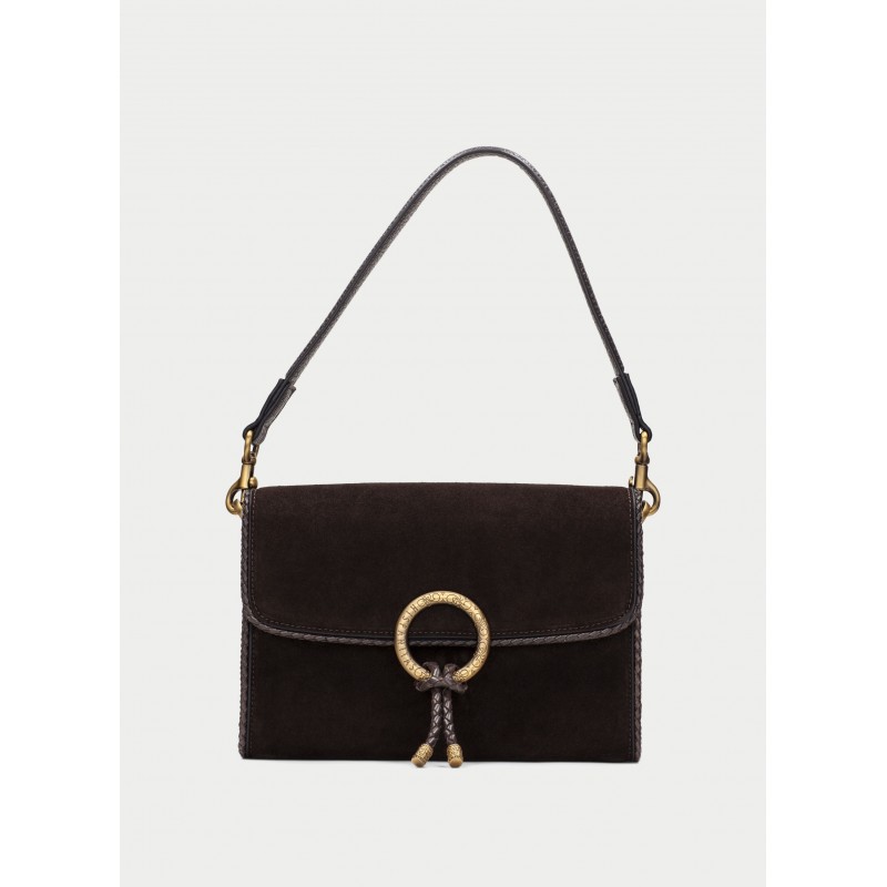 Bolsos BI264945 Shoulder Bag - Espresso Suede