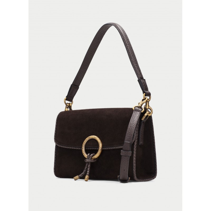 Bolsos BI264945 Shoulder Bag - Espresso Suede