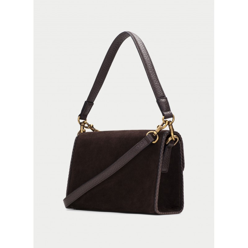 Bolsos BI264945 Shoulder Bag - Espresso Suede