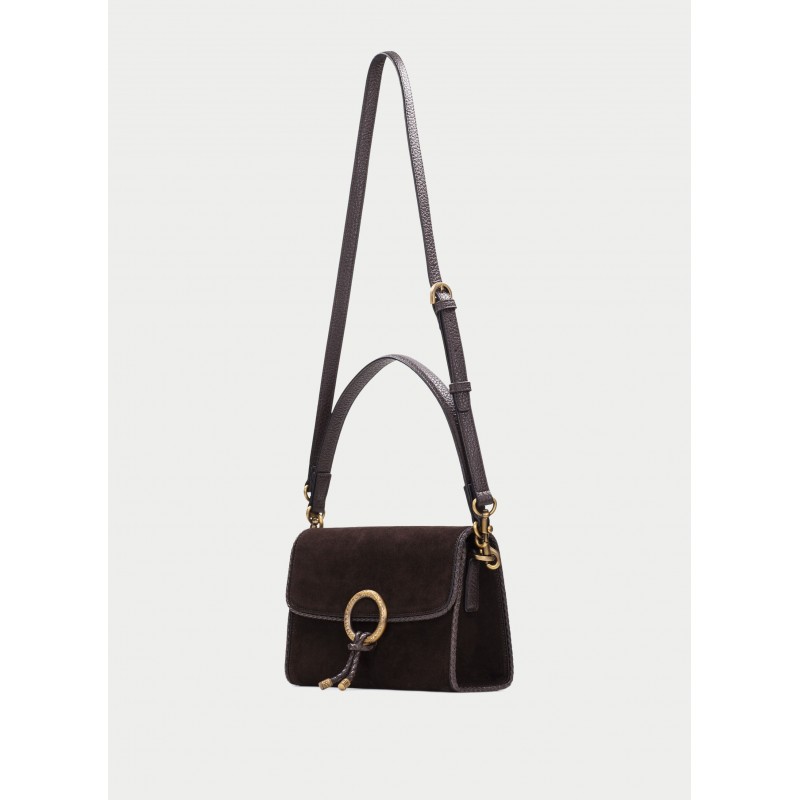 Bolsos BI264945 Shoulder Bag - Espresso Suede